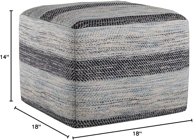 SIMPLIHOME Clay Square Pouf - Image 10