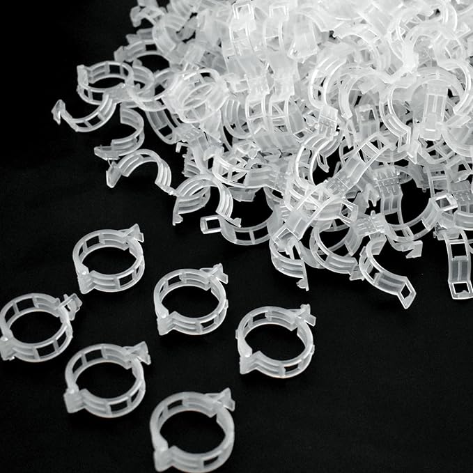 200 Pcs Plant Support Garden Clips, Tomato Clips, Crop Clips by PEOUWNES