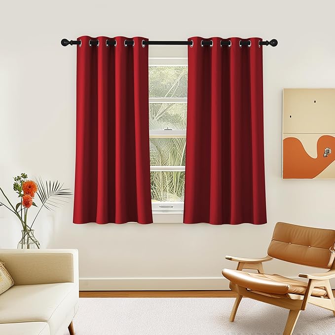 NICETOWN Room Darkening Short Curtain 54 inches Long by NICETOWN