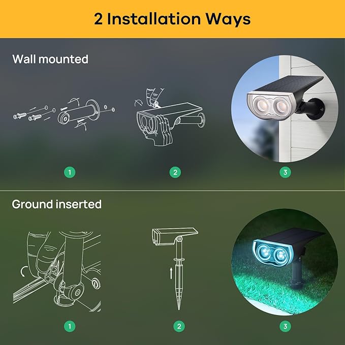 Linkind Solar Lights Outdoor StarRayS, Color Changing Solar Spot Lights - Image 7