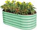 Land Guard 18“ Tall 4×2ft Galvanized Raised Garden Bed Kit, Galvanized Planter by LandGuard