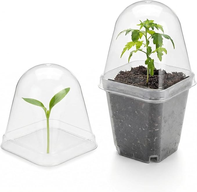 120 Pack Clear Humidity Domes, Transparent Seedling Domes Compatible - Image 3