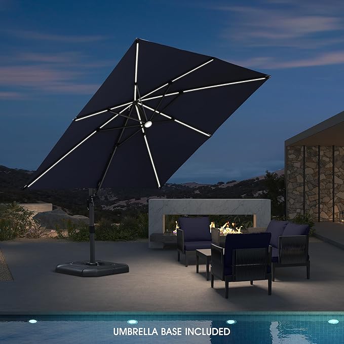 PURPLE LEAF 10 Feet Patio Umbrella - Image 2