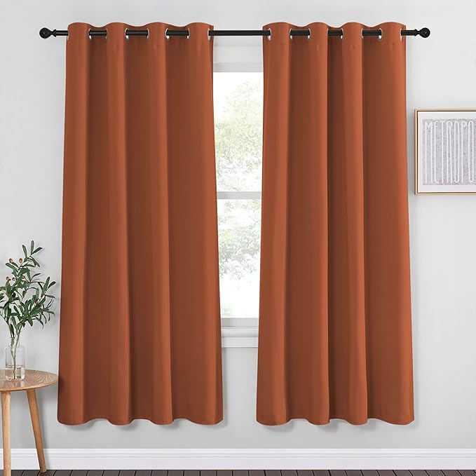 NICETOWN Blackout Bedroom Curtain 72 inches Long by NICETOWN
