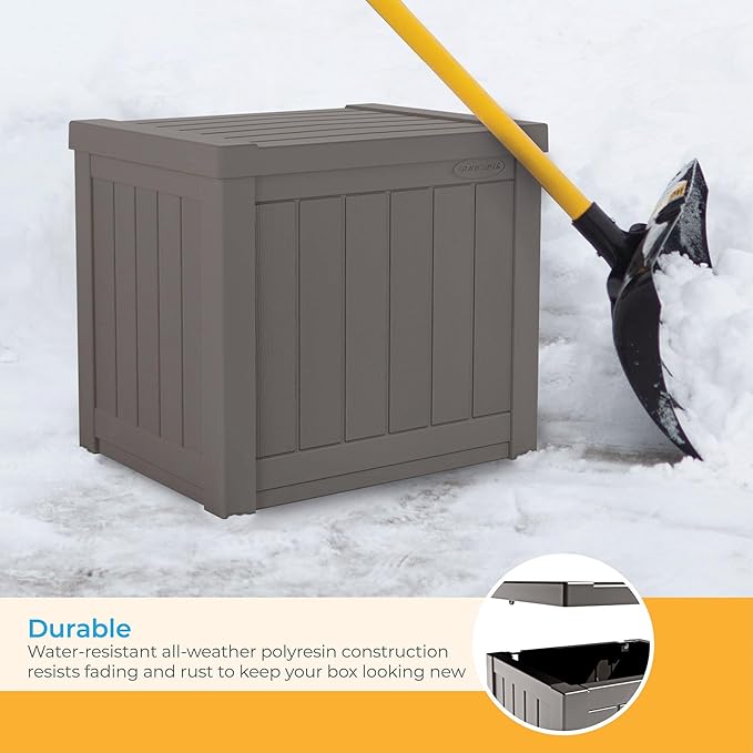Suncast 22-Gallon Small Deck Box - Image 5
