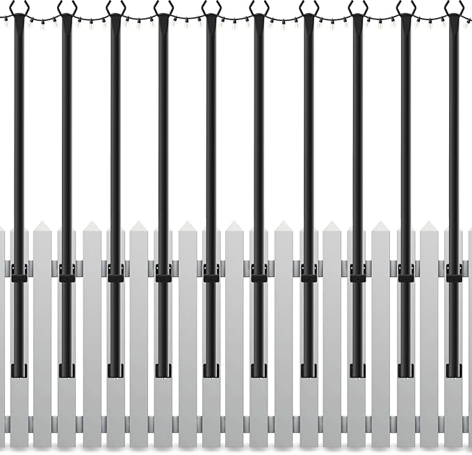 10 Pack String Light Poles, 5Ft Light Poles by Mutovlin