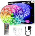 DAYBETTER Waterproof LED Light Strips 66ft, Outdoor LED Strip Lights Color by DAYBETTER