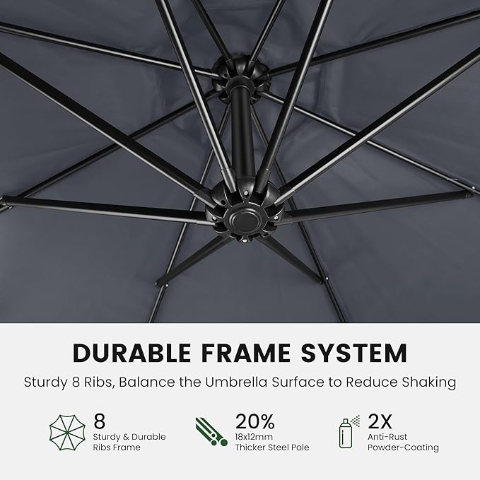 OLILAWN 10ft Patio Umbrella - Image 6