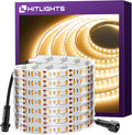 Outdoor LED Strip Lights Waterproof 3000K, 16.4ft IP67 High Density LED Tape by HitLights