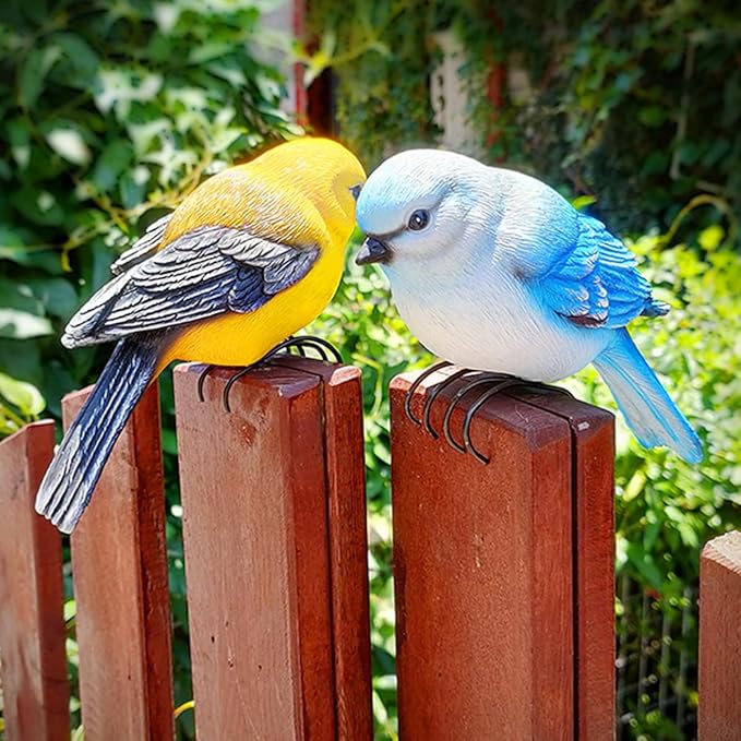 Garden Bird Statue Flower Pot Hugger Outdoor Decor - Image 8