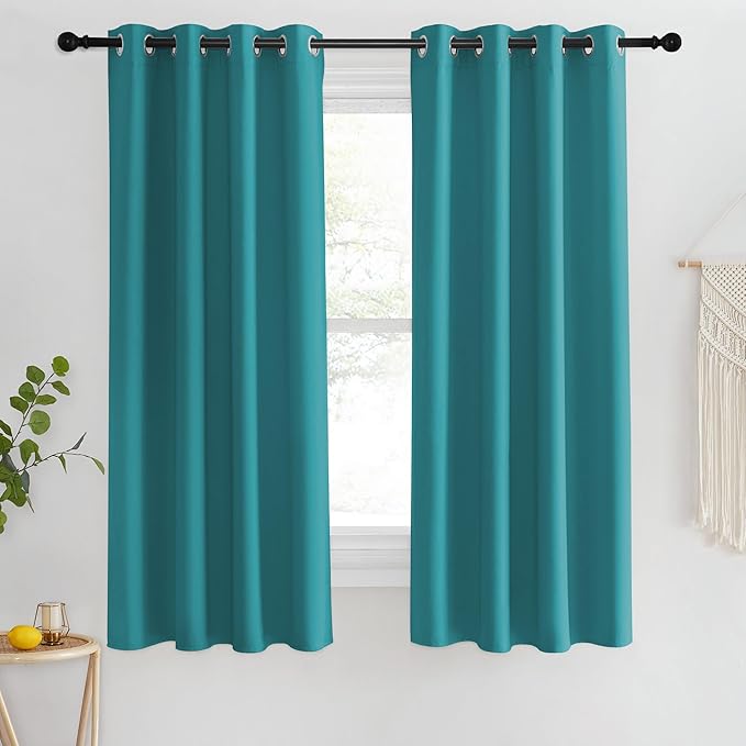 NICETOWN Blackout Short Curtain 63 inches Long by NICETOWN
