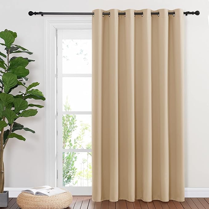NICETOWN Sliding Door Blinds Window Treatment, Privacy Thermal Drapes - Image 8