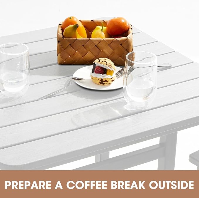 SERWALL 4 Pieces Outdoor Patio Bar Set - Image 2