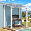 AECOJOY 8' x 5' White Gazebo Outdoor Pergola by AECOJOY