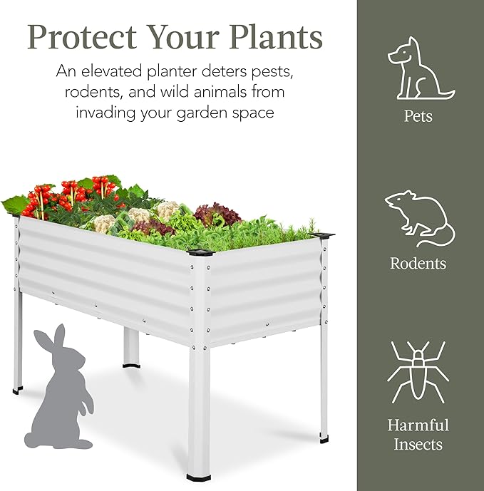 Best Choice Products 48x24x30in Galvanized Raised Garden Bed, Metal Elevated - Image 6