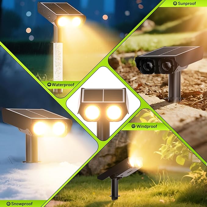 Solar Spotlights Outdoor Waterproof- 2 IN 1 Solar Spot Lights Outdoor - Image 7