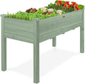Best Choice Products 48x24x30in Raised Garden Bed, Elevated Wood Planter Box by BestChoiceProducts