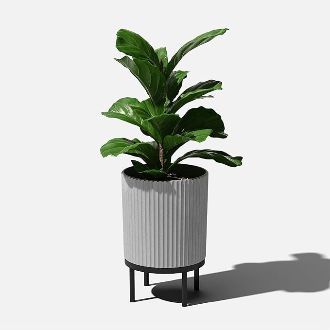 Veradek Demi Series Round Planter w/ Stand - Image 9