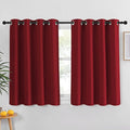 NICETOWN Burgundy Blackout Curtain Grommet by NICETOWN