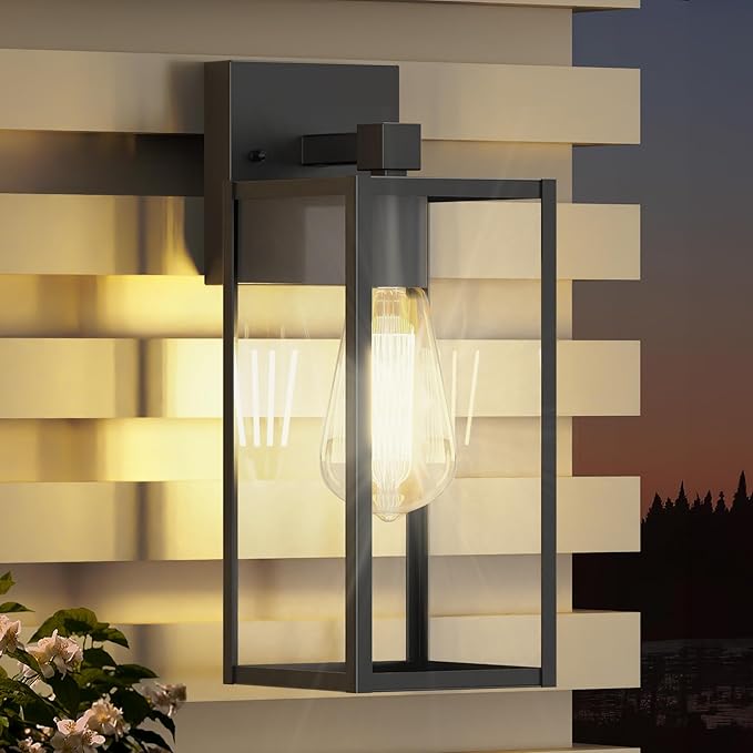WIHTU 13in Outdoor Light Fixture Wall Mount, LED Exterior Lighting fixtures by WIHTU