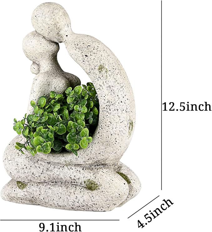 Unique Planters for Indoor Outdoor Plants Head Face Planter Pot Large Succulent - Image 5