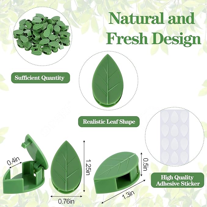 Geiserailie 60 Pieces Plant Climbing Wall Fixture Clips - Image 2