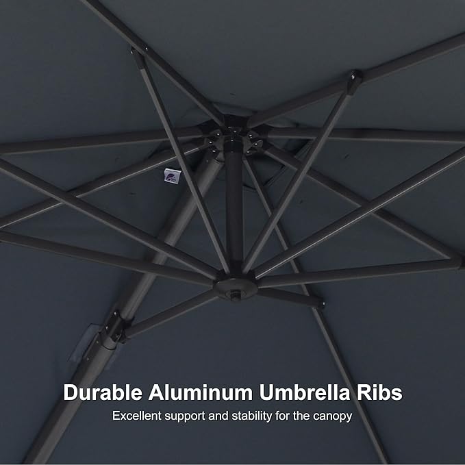 PURPLE LEAF 8' X 8' Patio Umbrella - Image 6