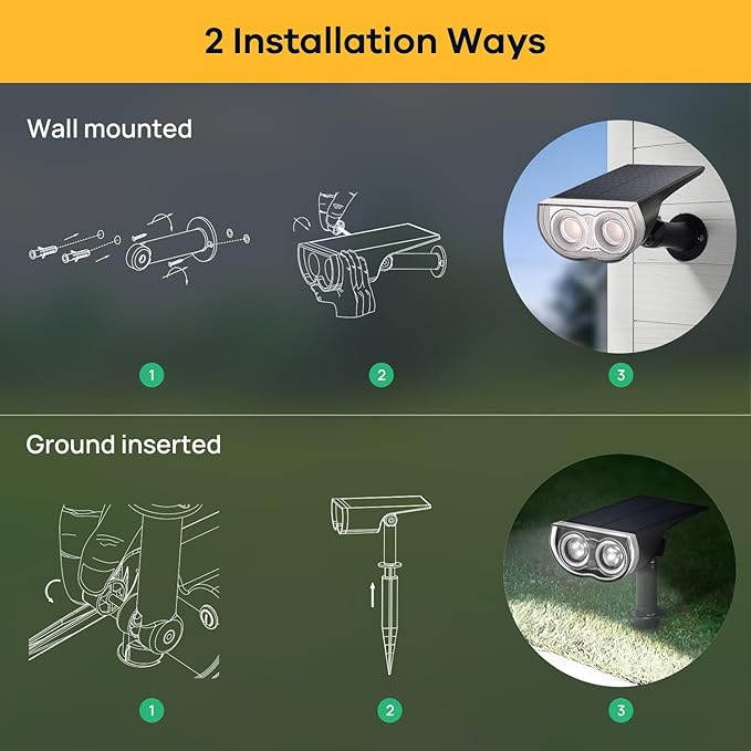 Linkind Solar Lights Outdoor StarRayS, Bright Solar Spot Lights Outdoor - Image 5