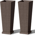 Greesum Set of 2 Tall Plastic Planters by BuynowfromGreesum