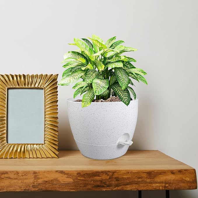 10 inch Self Watering Pots, Plant Pots - Image 7