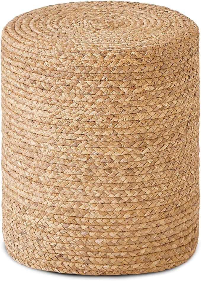 Wimarsbon Round Pouf Ottoman by Wimarsbon