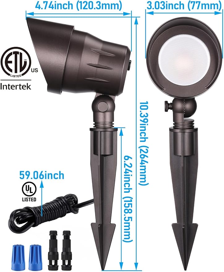 LEONLITE 5CCT Low Voltage LED Landscape Spotlight, Update - Image 8