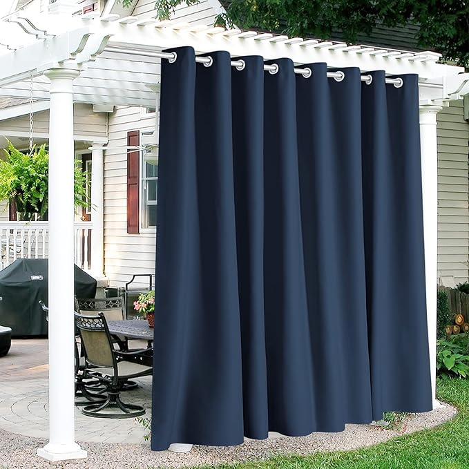 RYB HOME Extra Wide Outdoor Curtains by RYBHOME