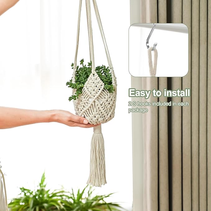 Hanging Planter with Patterns - Image 9