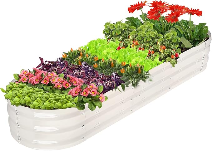 GADI 67-Inch Raised Garden Bed, Metal Planter Box - Image 7
