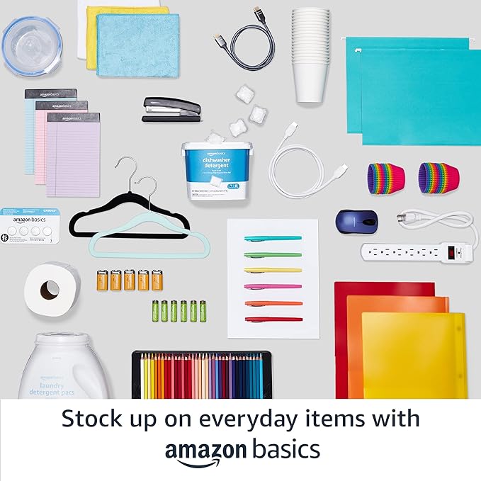 Amazon Basics 4-Shelf Heavy Duty Garage Shelving Storage Unit on 3" Wheel - Image 8