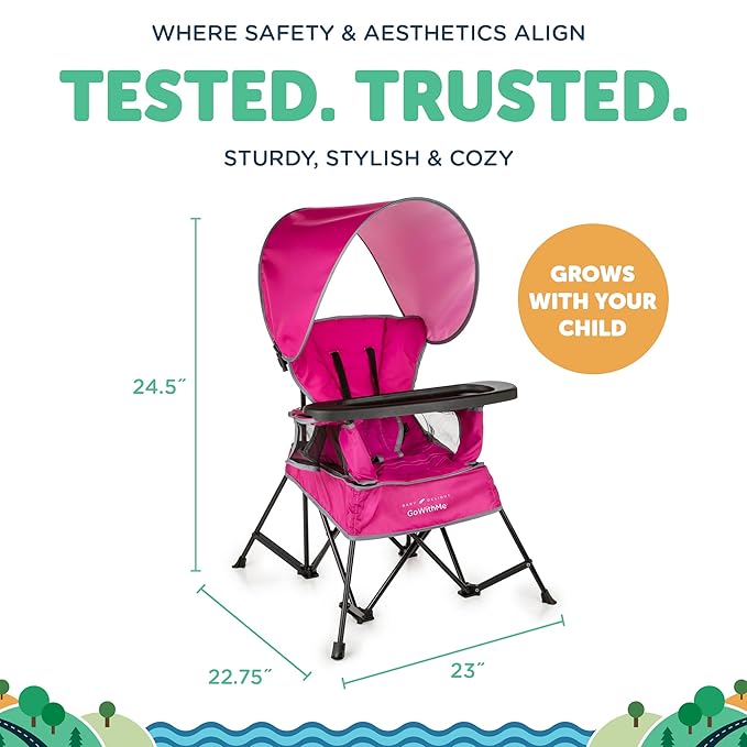 Baby Delight Go with Me Venture Portable Chair | Indoor and Outdoor | Sun - Image 4