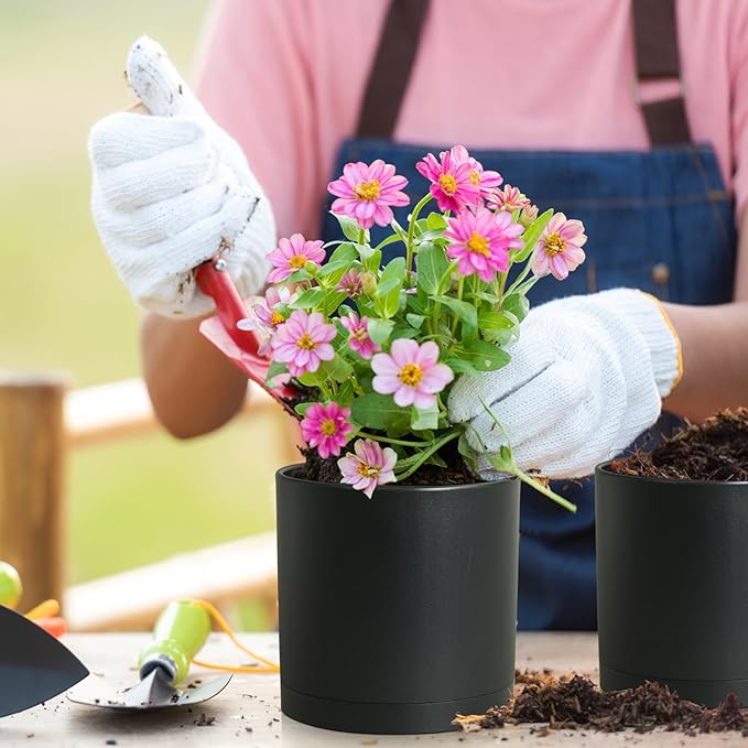 10/8/6 inch Large Deep Plant Pots - Image 3