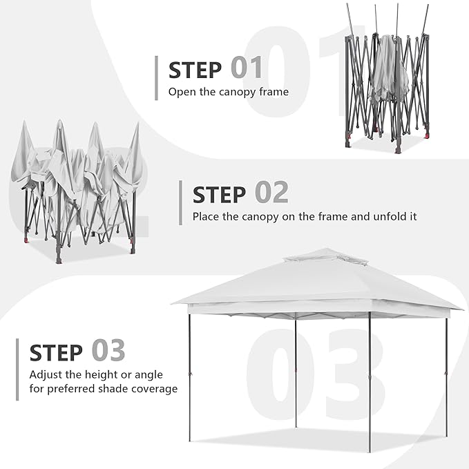 GDY 11x11 Pop Up Canopy Tent, Outdoor Canopy - Image 3