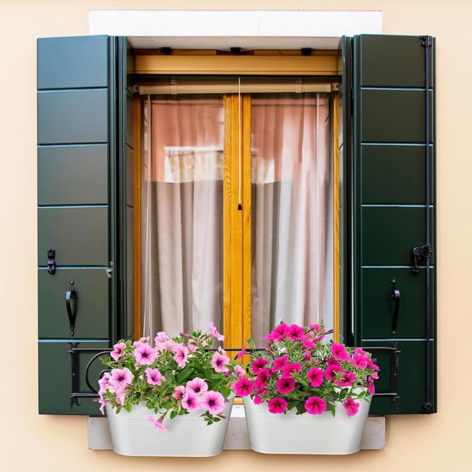 MADHOLLY Railing Planter with Drainage Holes - Image 2