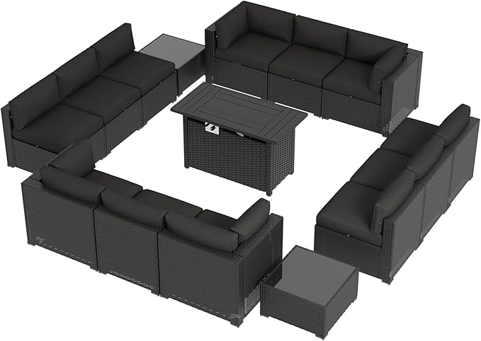 Aoxun 15 Piece Patio Furniture Set - Image 8