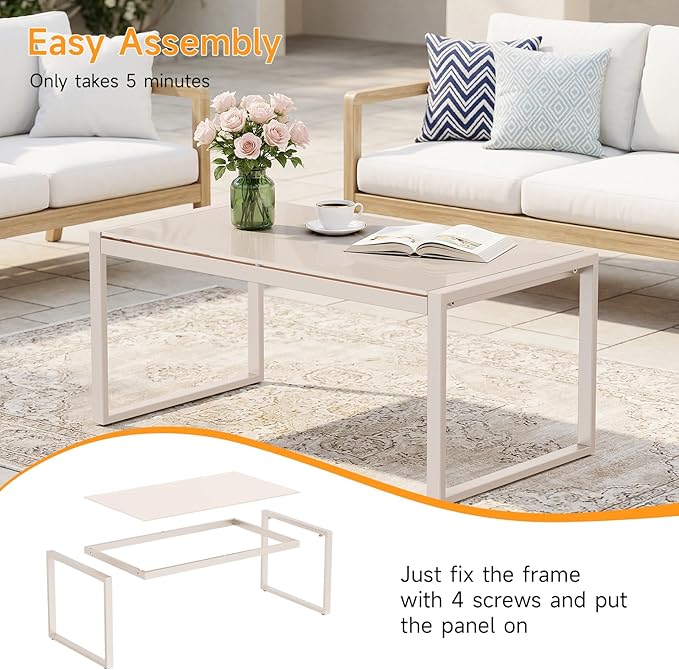 ONBRILL Rectangle Coffee Table - Image 7