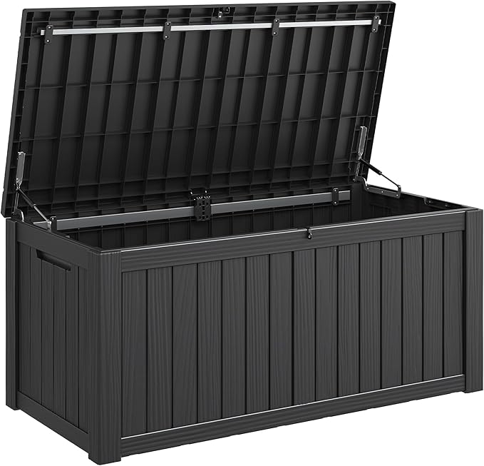 Outdoor Storage Box, Resin Deck Boxes Indoor and outdoor, Waterproof Storage by NBYSGO