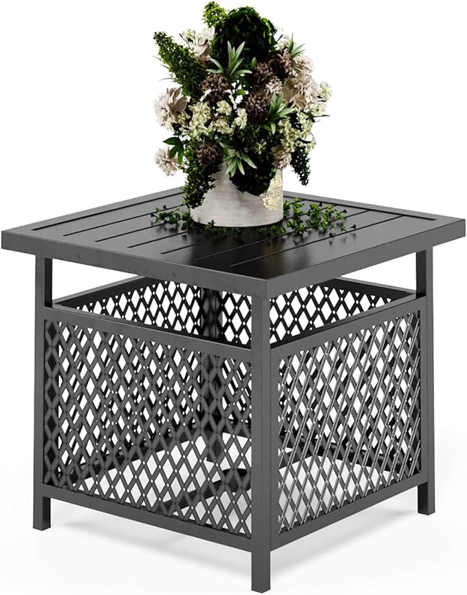 PHI VILLA Outdoor Patio Umbrella Side Table Base Stand by PHIVILLAThepioneerofcomfortablehouseholdsupplies