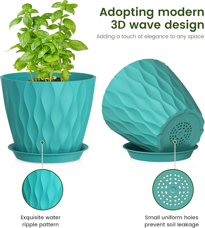 7/6.5/6/5.5/5/4.5/4 inch Plant Pots - Image 3