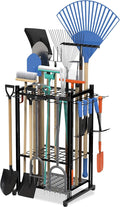 Garden Tool Organizer Rack Up to 50 Tools, Heavy-Duty Steel Yard Tool Organizer by Sttoraboks