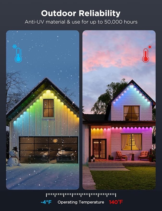 Govee Permanent Outdoor Lights Pro, 150ft - Image 7