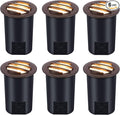 CLOUDY BAY 9W Low Voltage Landscape Lights, LED Well Lights, Grated Top by CLOUDYBAY