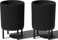 Veradek Demi Series Round Planter w/Stand by VeradekOutdoor