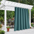 NICETOWN Waterproof Outdoor Patio Curtain W84 x L84, Rustproof Grommet Blackout by NICETOWN